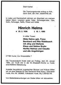 8761 Hinrich Helms Traueranzeige