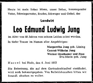 8190 Traueranzeige Leo Jung