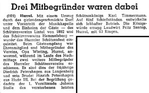 8145 Zeitungsartikel Schützenkönig 1950