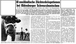 A5 Artikel NWZ Tierschau 30. August 1967