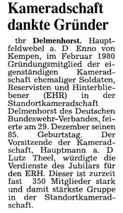 Artikel NWZ groß Bundeswehr vom 31. Dezember 1999