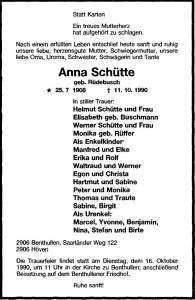 Traueranzeige neu Anna Schütte-_13-10-1990_23