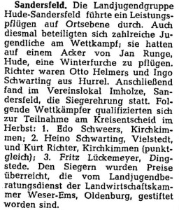 A2 Artikel NWZ vom 11. September 1969