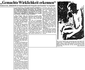 Artikel NWZ Jugendhof Steinkimmen groß 14. Juli 1973