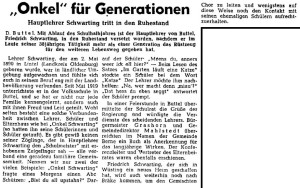 Artikel NWZ 1 vom 1. Oktober 1957