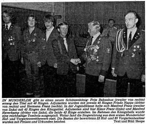 Artikel 2 NWZ 1978 vom 19. September 1978 Adjutant Schützenverein groß