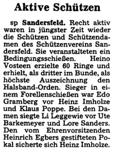 Artikel NWZ vom 15. Oktober 1977