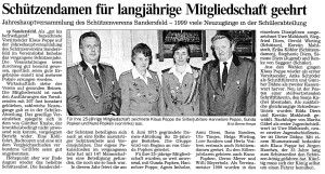 Artikel NWZ vom 28. Februar 2000