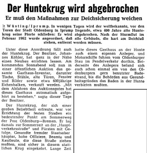 Artikel NWZ Huntekrug groß